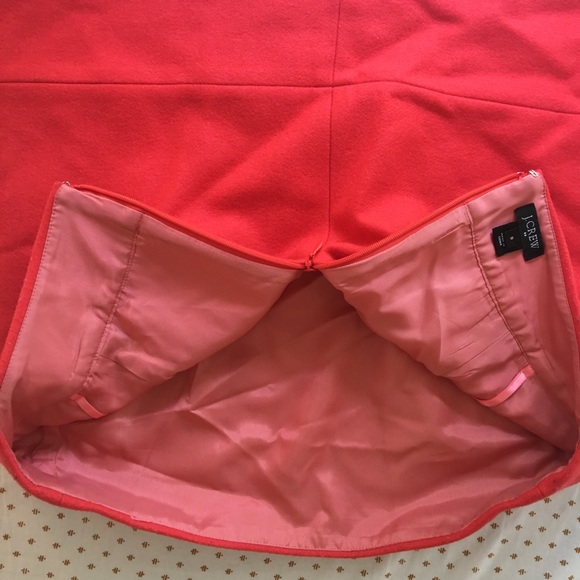 J. Crew • Coral Wool Mini Skirt - Picture 7 of 11